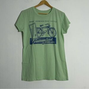 Schwinn Green and Blue Bicycle Tee